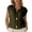 Army Green_#01, variant on Sewkxo Womens Crochet Chunky Knit Top Sleeveless Cardigan Casual Button Down Crochet Sweater Vest Tops with Pockets,Army Green L