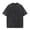 Black, variant on Mens Oversize Cotton T-Shirts Summer Casual Solid Color T Shirt Loose Fit Baggy Crewneck Tees