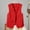Red, variant on iOPQO Suit Vest for Women Suit Jackets for Women Vest Tops for Women's Vest Blazers for Women Business Casual Womens Vests Fashion Casual Suit Vest for Women Black L