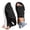 Black, variant on Women Sandals Mesh Platform Sandals Elastic Soft Sole Shoes Lightweight Casual Footwear Breathable For All Summer Occasions ,Us Size:9
