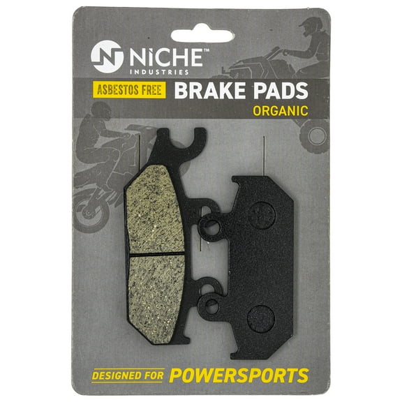 Niche Front Right Brake Pad Set for Yamaha Viking 700 Organic UTV 519-KPA2323D