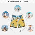 thumbnail image 6 of FORMRS Boys Swim Trunks Quick Dry Mesh Liner Boardshorts Sizes XS-XL, Yellow Glasses, 6 of 7