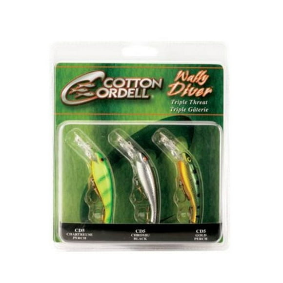 Cotton Cordell Wally Diver Triple Threat, Hard Baits