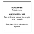 thumbnail image 3 of Sazonador Great Value pimienta negra entera 60 g, 3 of 5