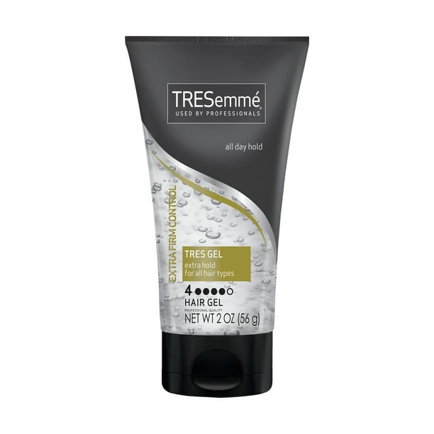 Tresemme TRES Two Frizz Control Humidity Resistant Squeeze Hair Styling Gel,  2 oz, Travel Size 