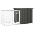 thumbnail image 3 of vidaXL Chicken Coop Multipurpose Chicken House with Mesh Cage Galvanized Steel, 3 of 17