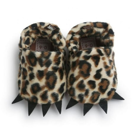 

Baby Boys Girls Soft Plush Slippers Bear PAW Animal Boots Toddler Infant Crib Shoes Winter House Shoes