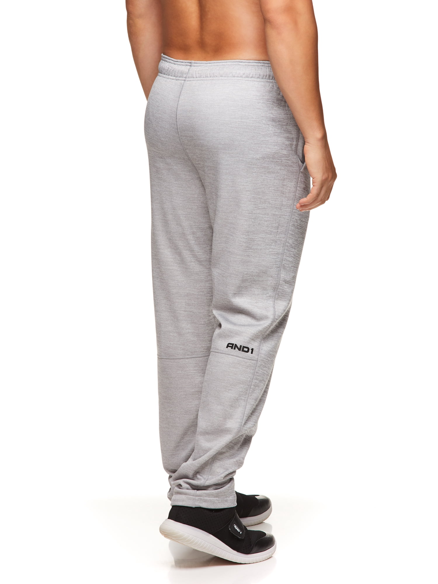 AND1 Men's and Big Men's Active Tech Fleece Sweatpants, up to Size 5XL