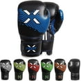 thumbnail image 1 of Fightx Guantes De Boxeo Para Niños De 3 A 8 Años, 4 6 Oz, Entrenamiento Mma, Guantes De Boxeo Para Niños Y Niñas, Kickboxing, Para Entrenamiento, Saco De Boxeo, Muay Thai Mma (Azul, 6 Oz), 1 of 1