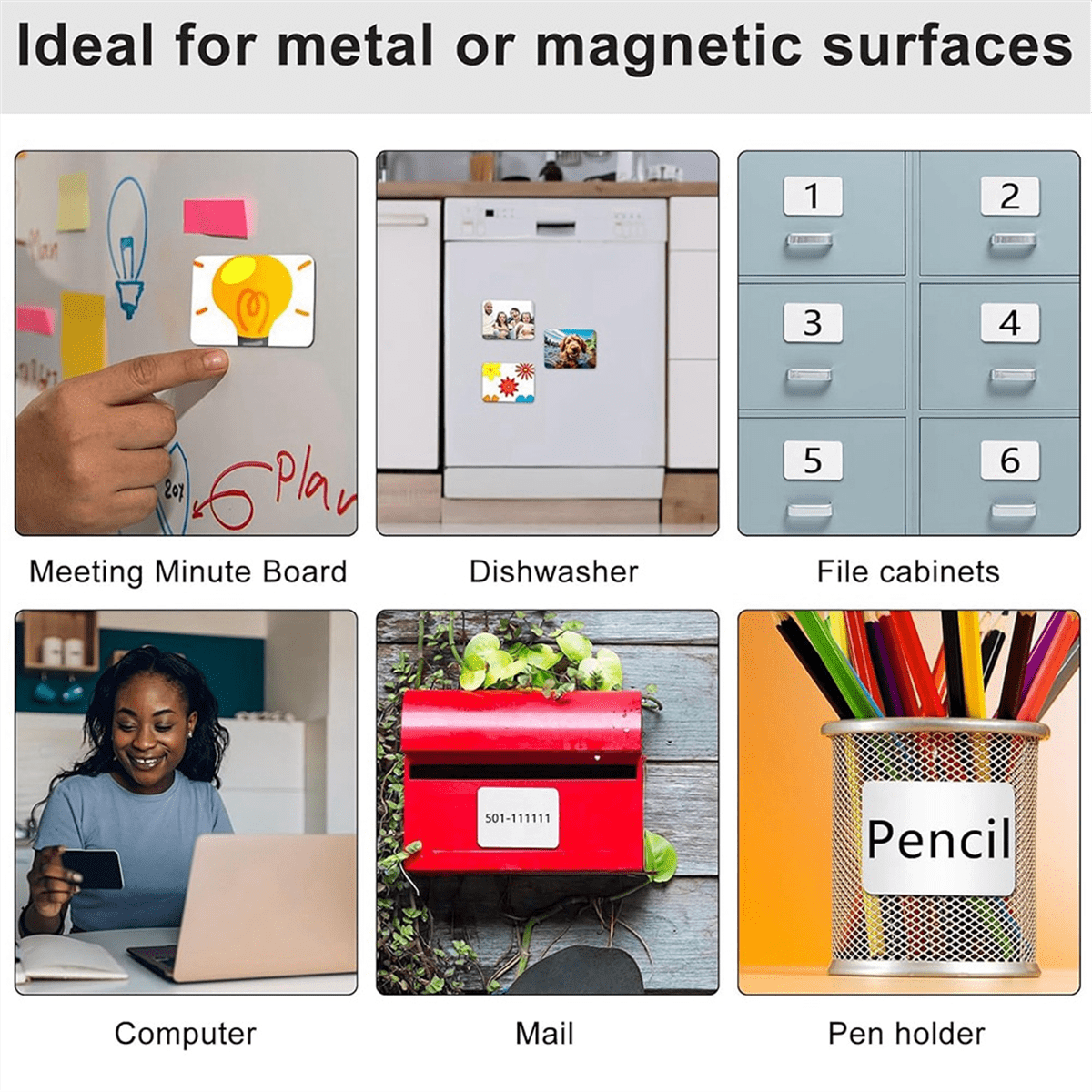 40 Pcs Sublimation Magnets Blank 3.5 X 2.3 Inch Personalized Fridge Refrigerator Magnets Blanksc for Kitchen Decorative