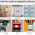 thumbnail image 3 of 40 Pcs Sublimation Magnets Blank 3.5 X 2.3 Inch Personalized Fridge Refrigerator Magnets Blanksc for Kitchen Decorative, 3 of 6