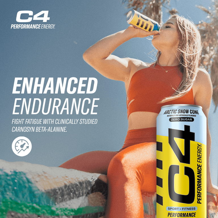 Cellucor C4 Performance Energy Drink, Arctic Snow Cone