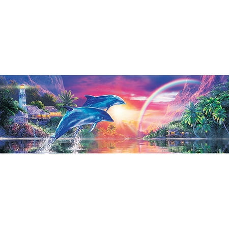 Masterpieces Jigsaw Puzzle Panoramic Collection, Earthly Paradise, 1000-pieces