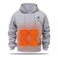 thumbnail image 5 of RMGVDSD Mens Hoodies Pullover Men's Heated Hoodies Autumn Winter Heating Hoodie Casual Warm Hooded Sweatshirt Jacket Without Battery Comfort Hoodies For Men, 5 of 5