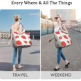 thumbnail image 5 of Gym Bag for Women,Travel Duffel Bag Gym Duffle Strawberry Large Gym Tote Bag for Short Trips, 5 of 5