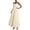 Beige, variant on Cocktail Dresses for Women Spring Elegant Ruffle A Line Long Flowy Summer Formal Wedding Guest Maxi Dress