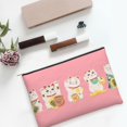 thumbnail image 6 of Cauagu Cute Cat for Tyvek Makeup Bag,Reusable Travel Cosmetic Bag Women Organizer Toiletry Bag Birthday,Gifts for Women Girlfriend Mom Teacher 6.5’’*8.9’’, 6 of 7