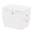 thumbnail image 2 of Caja de almacenamiento apible en miniatura de 4 piezas para modelos cotnainer con de 1: 6 - White_ABS Sunnimix contenedor de casa de muñecas, 2 of 2