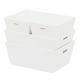 thumbnail image 2 of Caja de almacenamiento apible en miniatura de 4 piezas para modelos cotnainer con de 1: 6 - White_ABS Sunnimix contenedor de casa de muñecas, 2 of 2