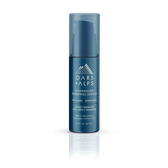 Sérum Oars + Alps Overnight Renewal que reduce las líneas finas, 20 ml