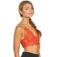 thumbnail image 2 of Free People Adella Bra Women Small Beige Lace Smocked Cross Back Bralette ERK808, 2 of 11