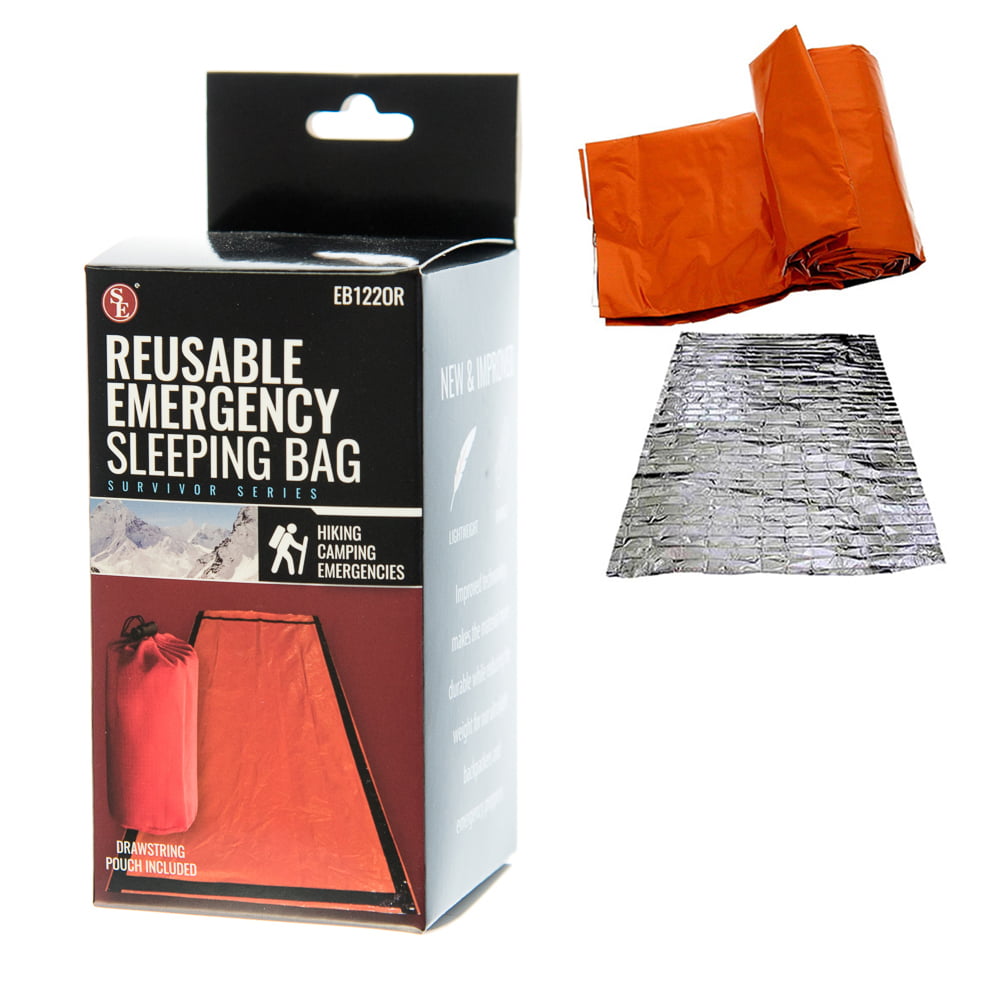 Outdoor Emergency Sleeping Bag Thermal Waterproof Survival Camping N6T5 