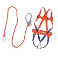 thumbnail image 4 of Arnés para todo el cuerpo, Jóvenes Adultos Tirolesa de seguridad Cinturones de arnés de escalada para espeleología al aire libre Rappel Rescate de mon Arnés de seguridad + 3m L Soledad Arnés de seguridad para escalada en roca, 4 of 10