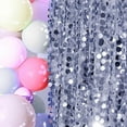 BalsaCircle 54" x 4 yards Dusty Blue Payette Sequins Mesh Fabric Roll ...