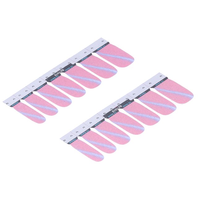 Adhesive Nail Wraps, Unique Nail Polish Strip Exquisite with 14pcs for Salons