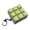 Yellow, variant on Fidget Keyring Keyboard Clicker Mechanical Keypad Portable with Lanyard for Concentration in Office and at Home