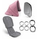 thumbnail image 1 of Set Stroller Bugaboo Ant Style gris melange y rosa melange, 1 of 1