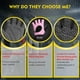 thumbnail image 4 of Guantes de levantamiento de pesas transpirables sin dedos para entrenamiento de gimnasio, 4 of 7