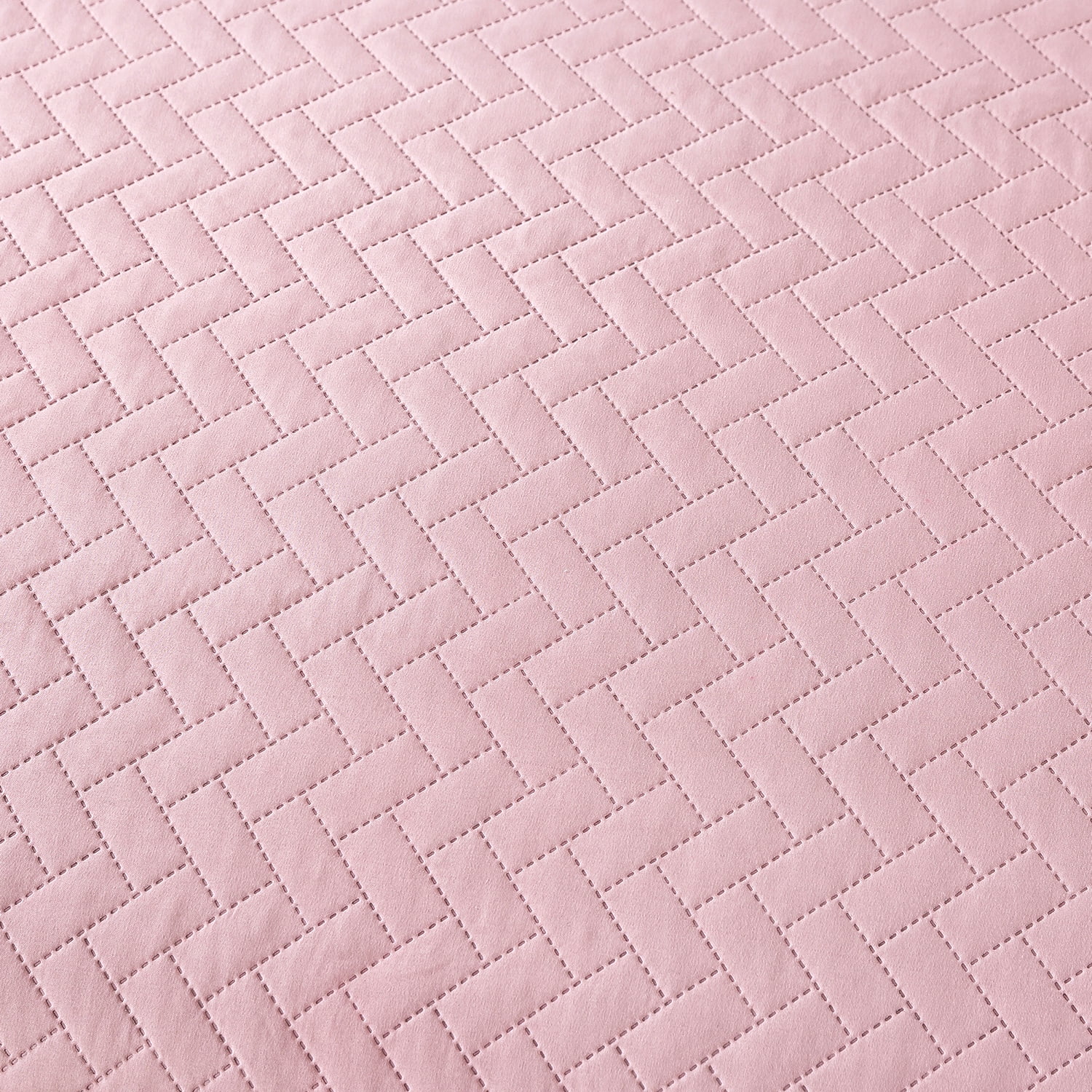 JML Quilt Set King Size Lightweight Bedspread, Soft Summer Quilt Bedding Set Coverlet for All Seasons with 3 Piece (1 Quilt, 2 Pillow Shams), Pink
