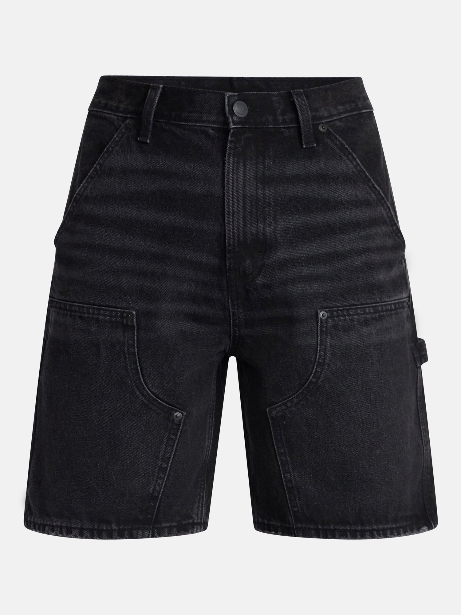 No Boundaries Men's & Big Men's 100% Cotton Denim Carpenter Shorts, 9" Inseam, Size 28-44