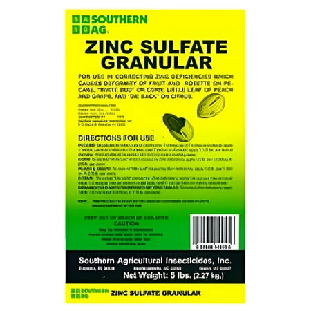 Southern Ag Zinc Sulfate Granular 5lb