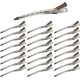 thumbnail image 1 of 25 Pieces Duck Bill Hair Clips, 3.5 Inch Rustproof Metal Alligator Curl Clips with Holes for Hair Styling, Thick Hair Sectioning, Salon, Bows DIY, 1 of 5