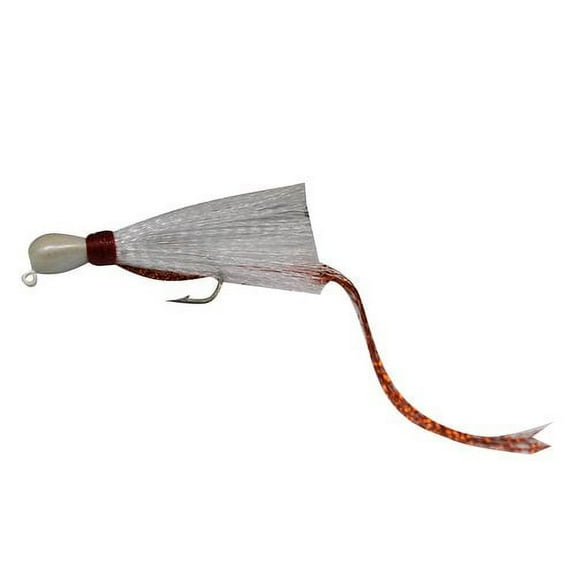 Tsunami Redfish Fishing Jig 3/8 oz. – White and Copper