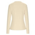 thumbnail image 7 of Luvrsol Women's Long Sleeve Sun Protection Tops Round-Neck Sports Yoga Gym, S-2XL, 7 of 7