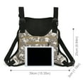 thumbnail image 3 of Yucurem Sports Chest Bag, Adjustable Strap Front Chest Pack, Running Vest Bag Sport Backpack for Men Women (Grey), 3 of 10