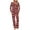 U, variant on Censtreet Women's Pajama Set, 2 Piece Lounge Outfits Button-Down Sleepwear Long Sleeve With Pockets Ladies Pjs