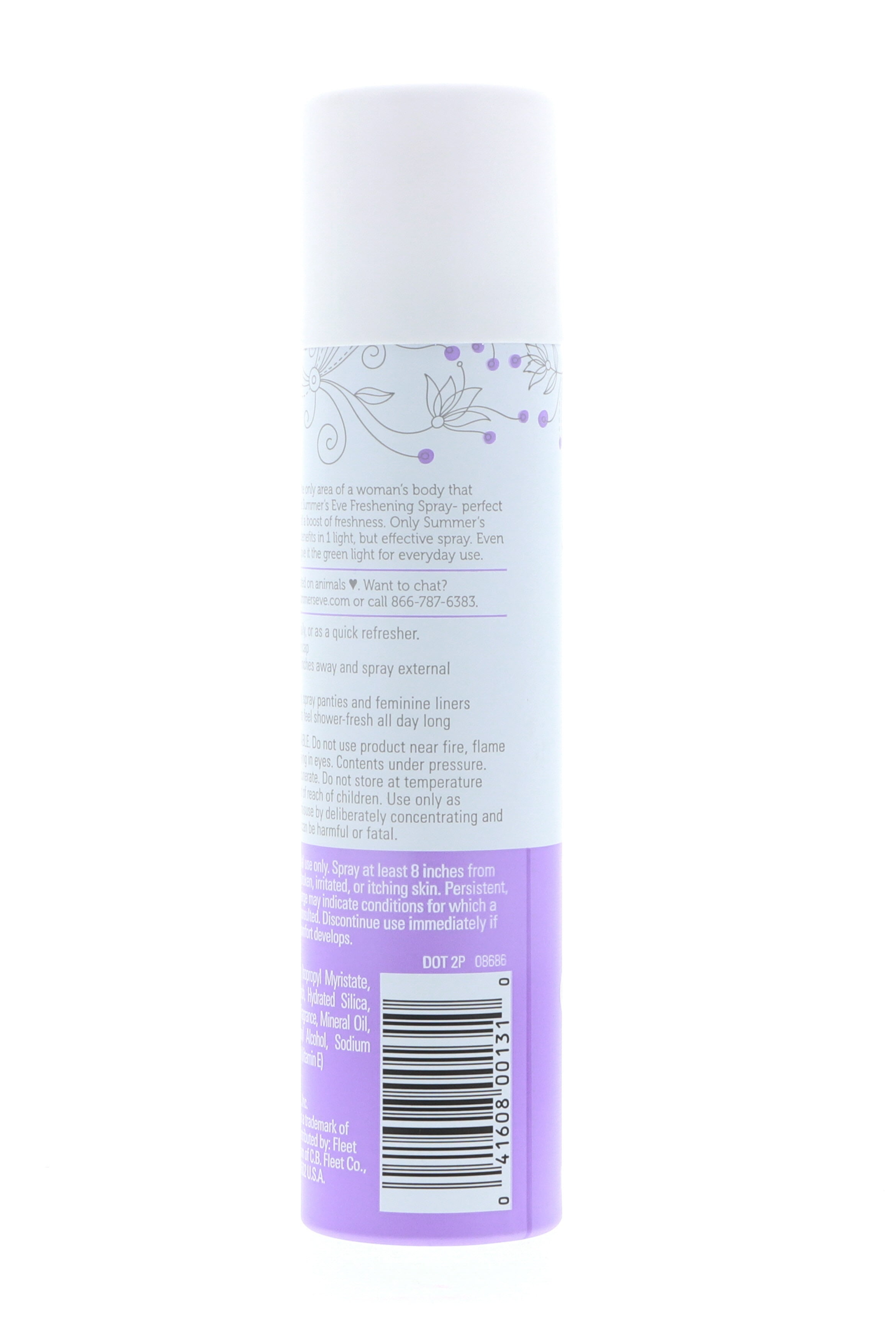 4 Pack - Summer's Eve Ultra Daily Freshening Feminine Spray, 7 in 1, Safe for Sensitive Skin, 2 oz