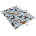 thumbnail image 4 of Cute Dachshund and Dog Footprint Blanket,Comfortable Soft Flannel Throw Blanket,All Season,Warm Lightweight Blankets for Sofa Bed Couch Living Room Chair,40"x50", 4 of 4