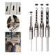 thumbnail image 3 of 4Pcs Square Hole Drill Bits, Steel Hollow Chisel Woodworking Tools Set for Square Hole Saw Woodworking Drill Bits Square Hole Drill Bit Mortising Chis, 3 of 4
