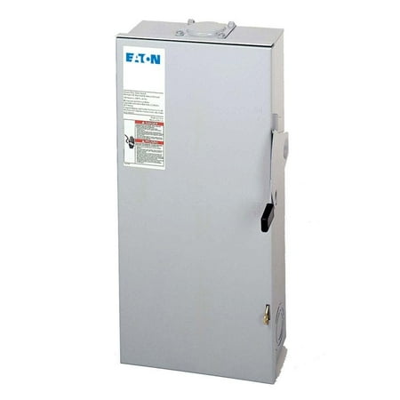 240 Volt Ac 2 Pole - Eaton DG223NRB 3 Wire 2 Pole Fusible B Series General-Duty Safety Switch 240 Volt AC 100 Amp NEMA 3R