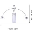 thumbnail image 2 of Figura De Hierro Escultura de equilibrio galvanizada, figura artística de hierro, decoración de escritorio de física, pieza de conversación Yulucky, 2 of 9