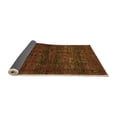 thumbnail image 2 of Ahgly Company Indoor Rectangle Abstract Orange Modern Area Rugs, 2' x 3', 2 of 4
