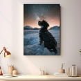 thumbnail image 4 of Starry Night Canvas Inspired Tibetan Terrier Dog Pet Family Friend Peace Oil Painting Art Print Poster Wall Decor, 4 of 6
