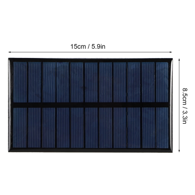 Panel solar 2 piezas Mini cargador de batería solar de polisilicio NikouMX