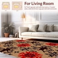 thumbnail image 2 of ODIKA 5' x 7' Machine Washable Non-Slip Area Rug, Tribal Star High Traffic Rug, Beige, 323120, 2 of 7