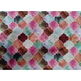 thumbnail image 4 of oneOone Cotton Cambric Fabric Textured Moroccan Geometric Print Sewing Fabric BTY 56 Inch Wide, 4 of 4